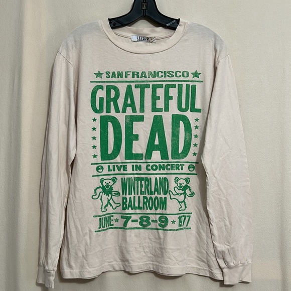 COPY - Anthropologie Letluv Grateful Dead Concert Long Sleeve Graphic Tee - Picture 5 of 7